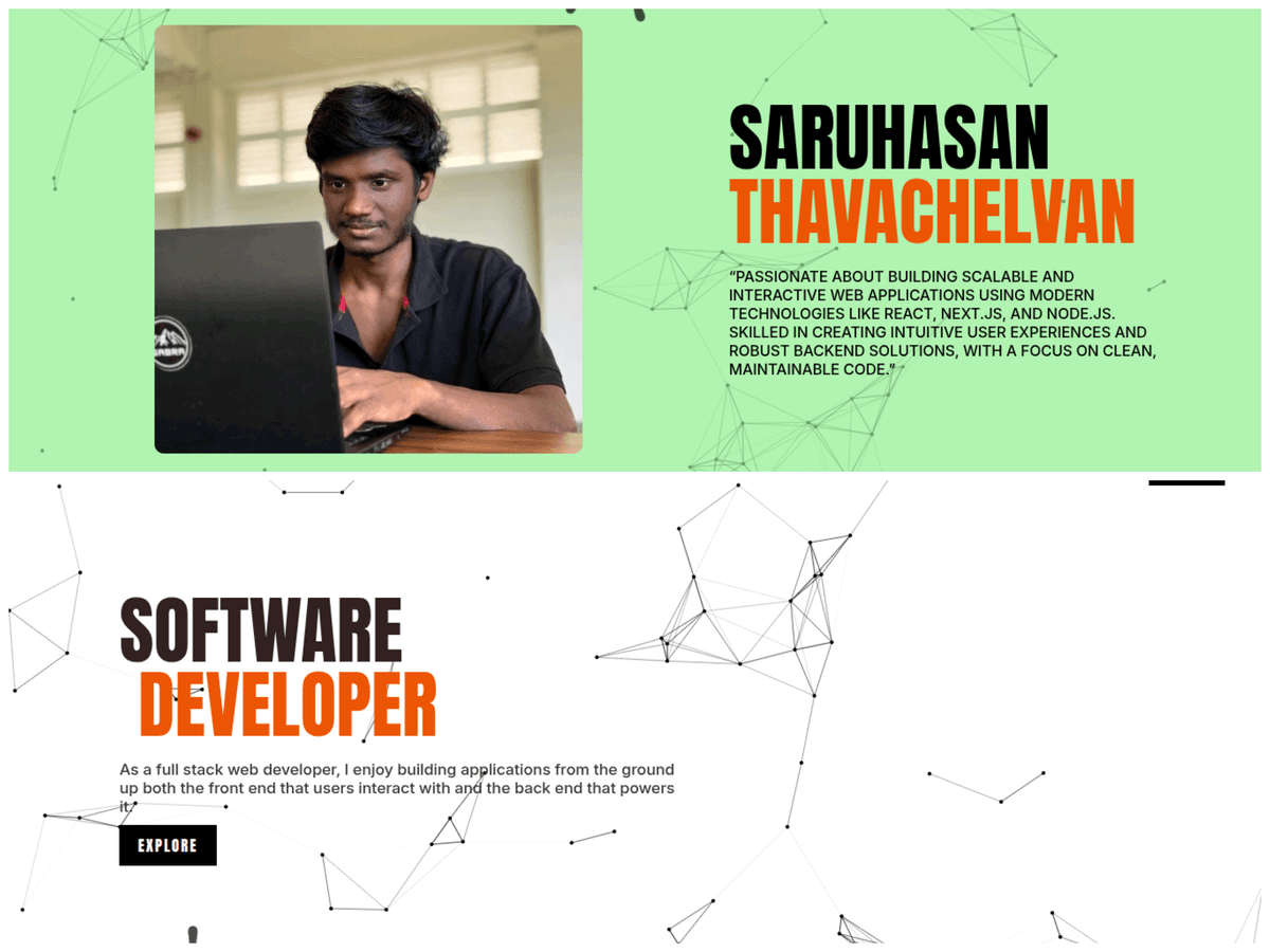Portfolio Development project screenshot